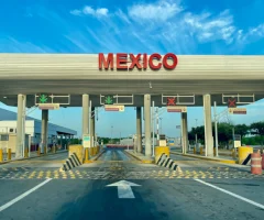 Border cross into Mexico