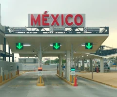 Border cross into Mexico