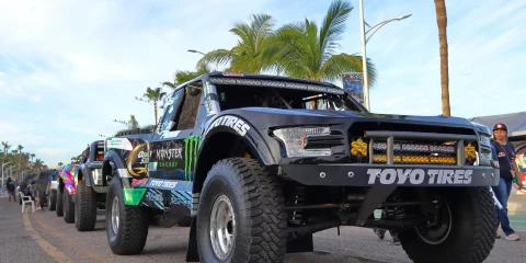 Vehicle participating in the Baja 1000 race