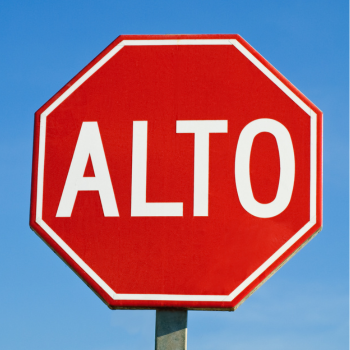 Traffic Signs in Mexico -  ALTO