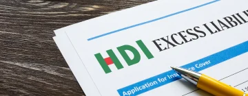 An HDI Excess Liability contract document